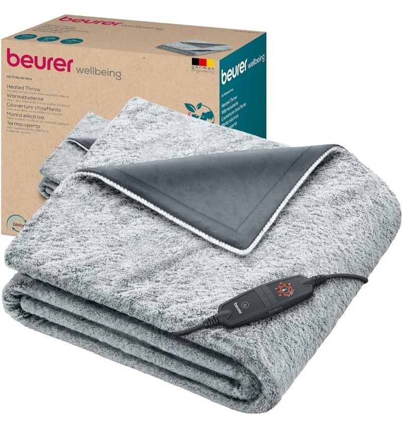 Manta eléctrica Beurer - Gris