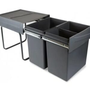 Emuca Contenedores de reciclaje.      2 x 20 L