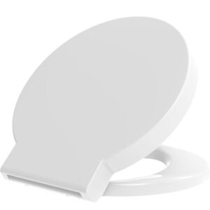 Grünblatt - Asiento inodoro blanco de plástico.