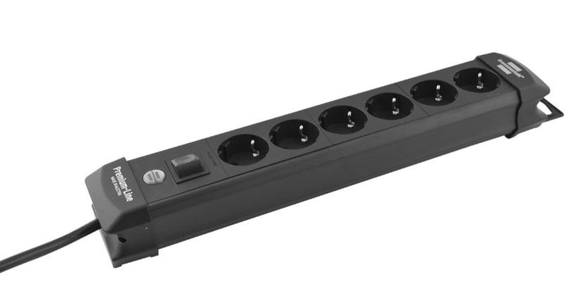 Regleta Premium-Line 6 tomas