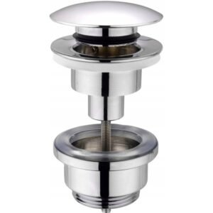 Tapón lavabo click-clack metal