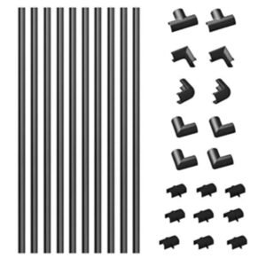 Canal cable D-Line 20x10mm - Negro