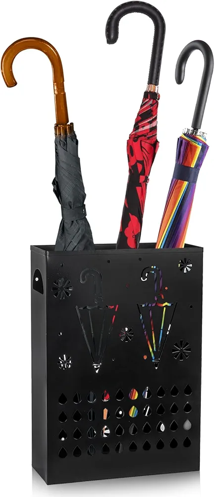 Soporte de metal para paraguas - negro - Coloch