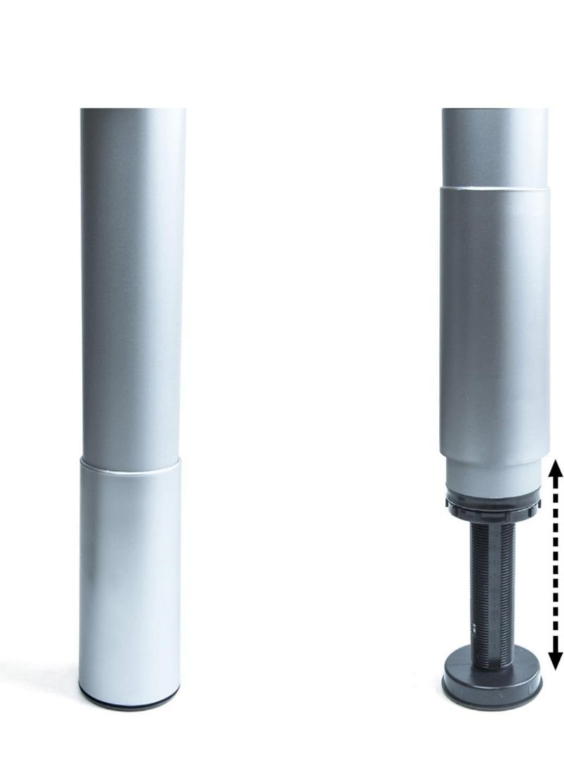 Emuca - Pata para Mesa Altura Regulable