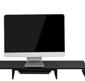 Soporte Monitor Elevador Monitor de Madera con Cajón