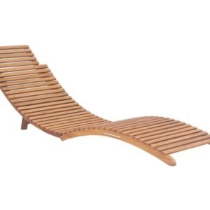 vidaXL  Tumbona con Cojin Jardín Patio Exterior Interior Mueble con Respaldo Ajustable