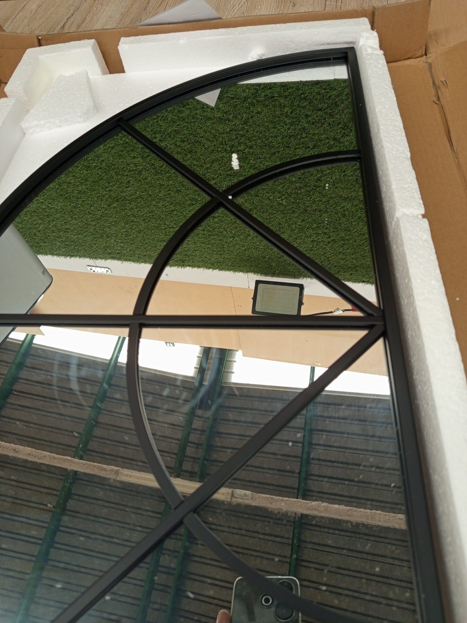 Espejo de pared semicircular - Imagen 5