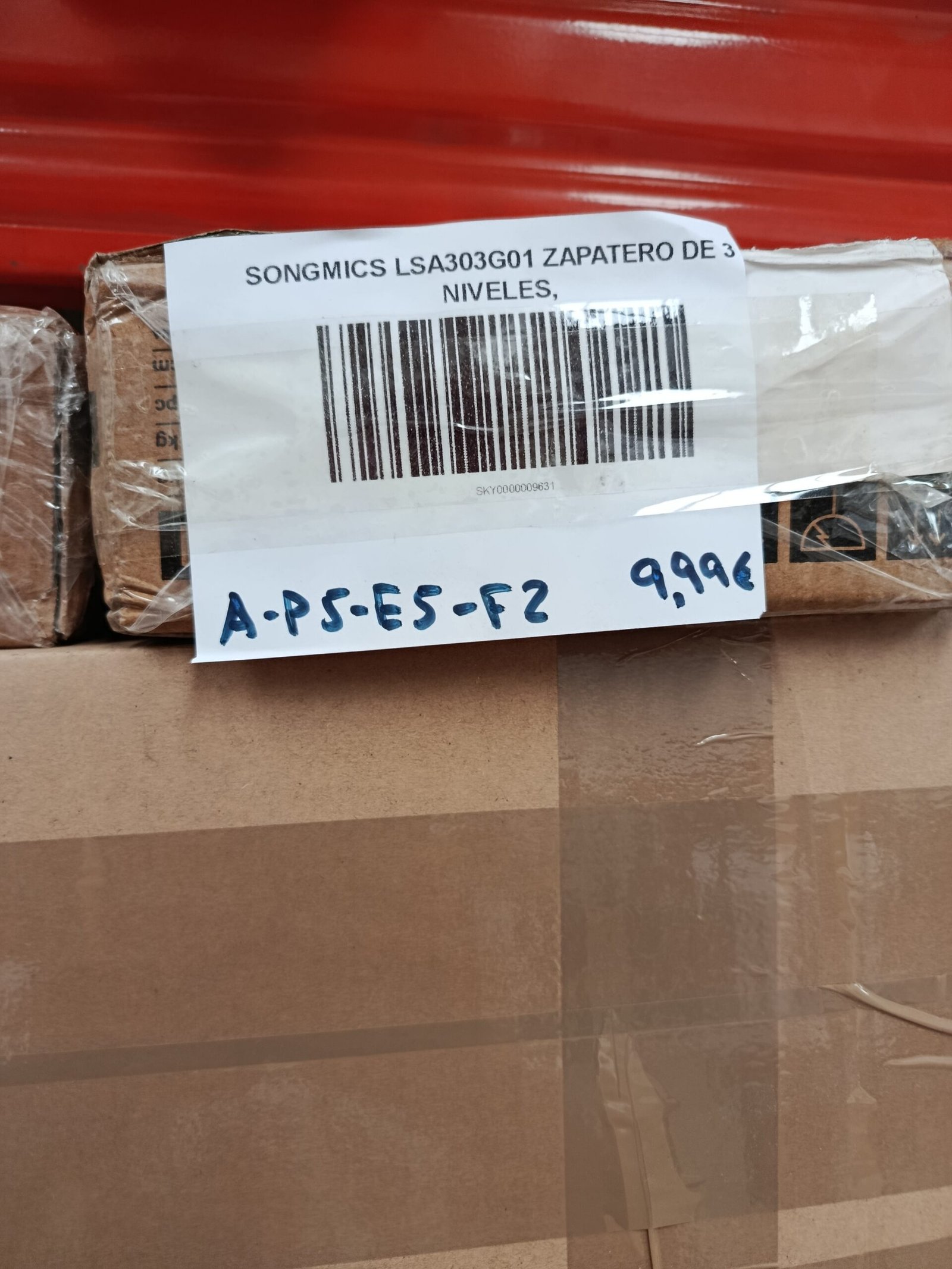 SONGMICS Zapatero de 3 Niveles - Imagen 5