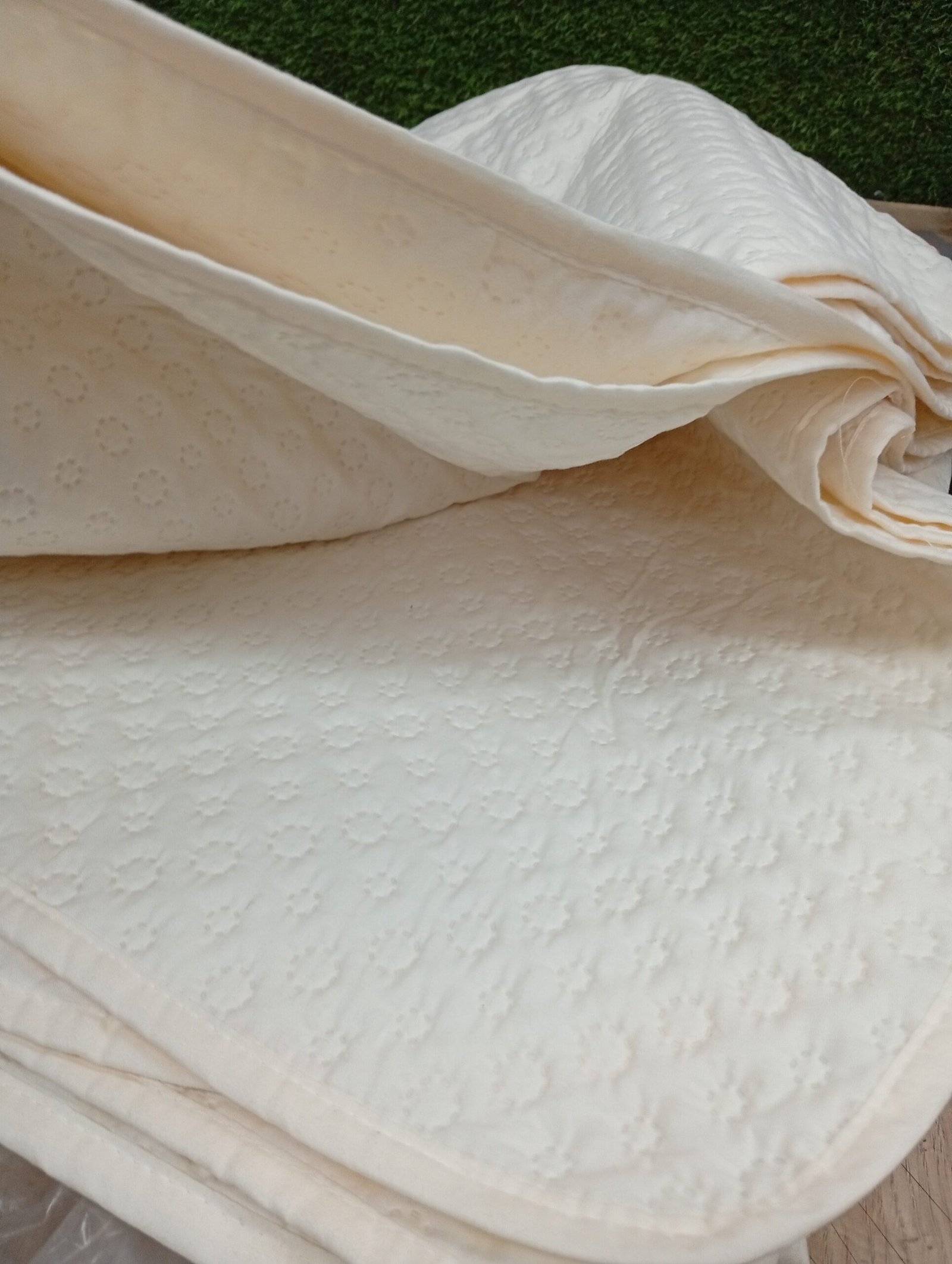 Colcha Bouti - Cama 80/90-180x260cm Beige - Todocama - Imagen 5