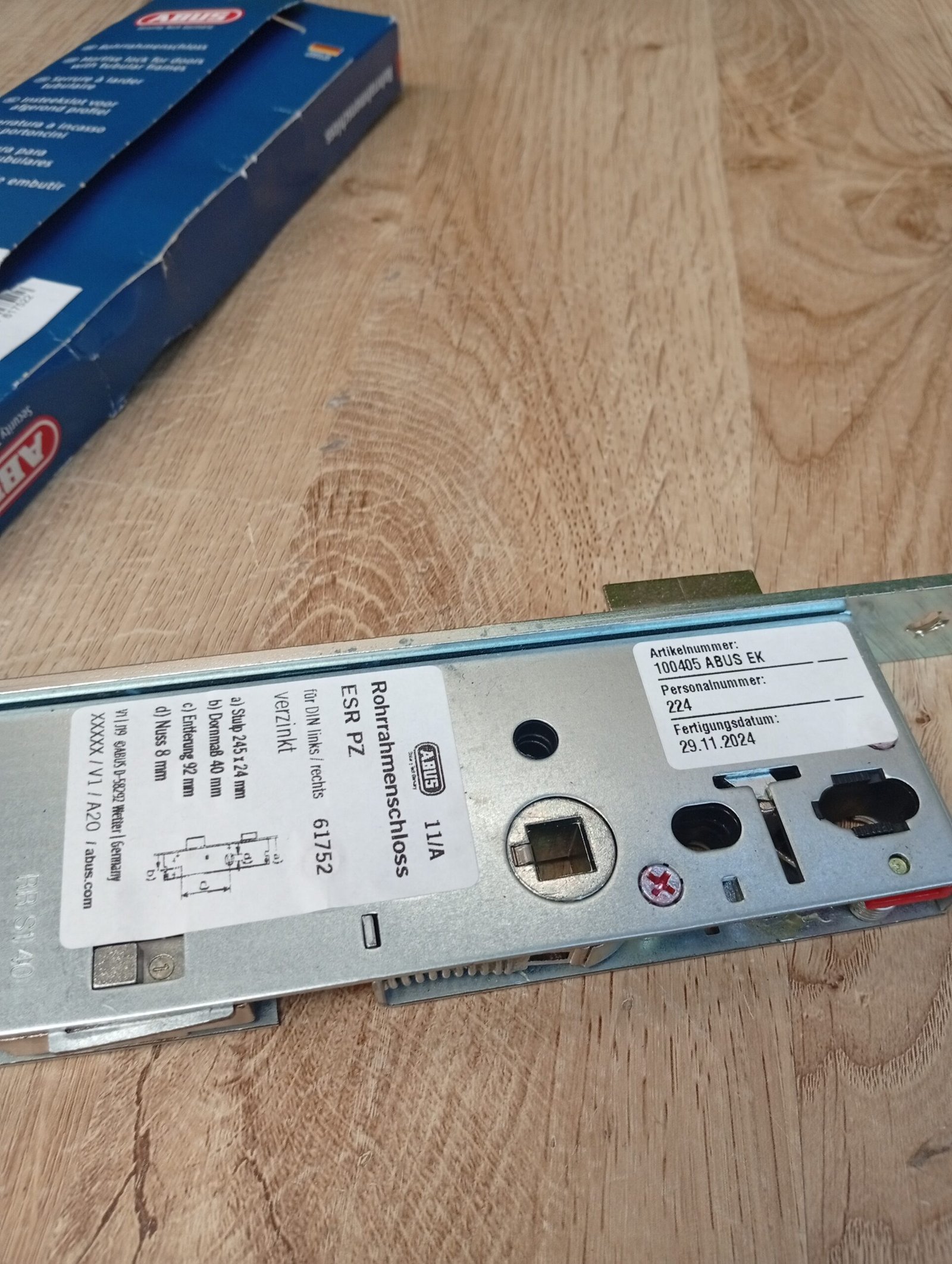 Cerradura embutida - 23,5 x 8,4 x 2,4 cm - ABUS - Imagen 5