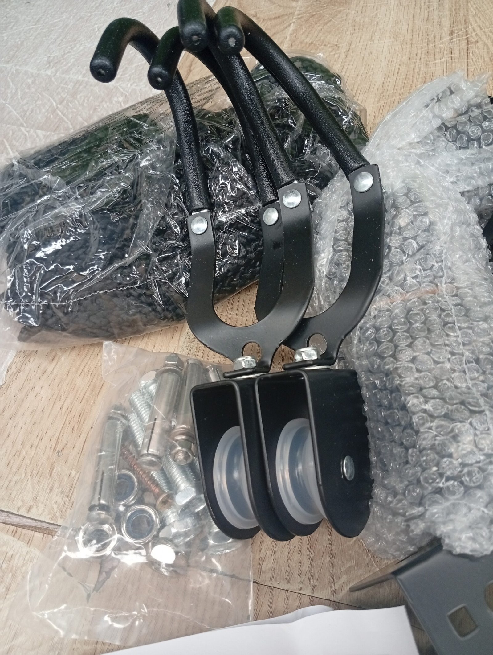 Soporte Bicicleta - Negro, 8 x 100 x 9 cm - Relaxdays - Imagen 5