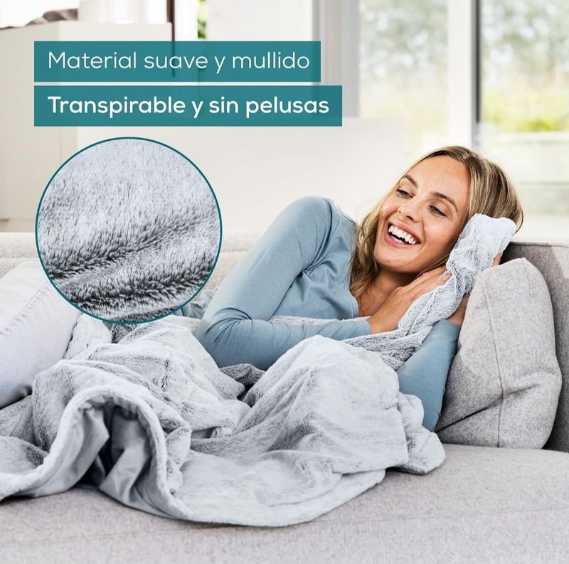 Manta eléctrica Beurer - Gris - Imagen 5