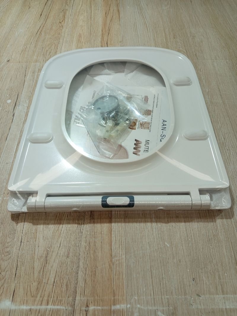 Asiento inodoro blanco - 40x36cm - Imagen 5