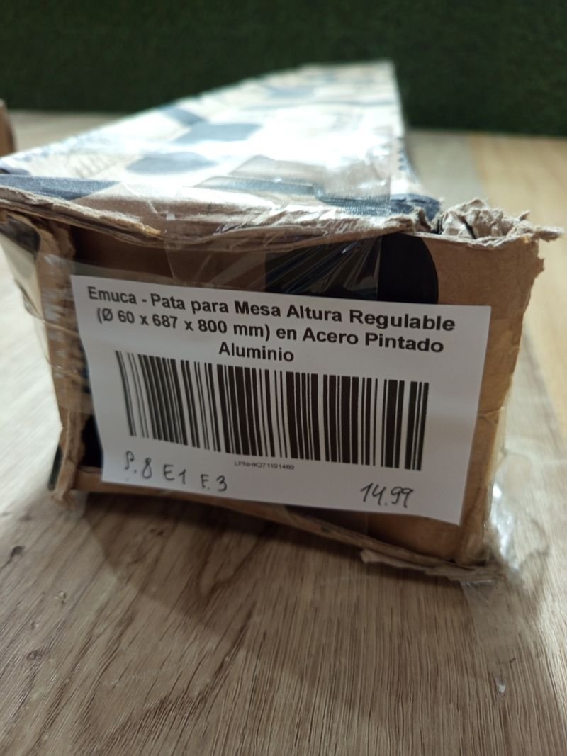 Emuca - Pata para Mesa Altura Regulable - Imagen 5