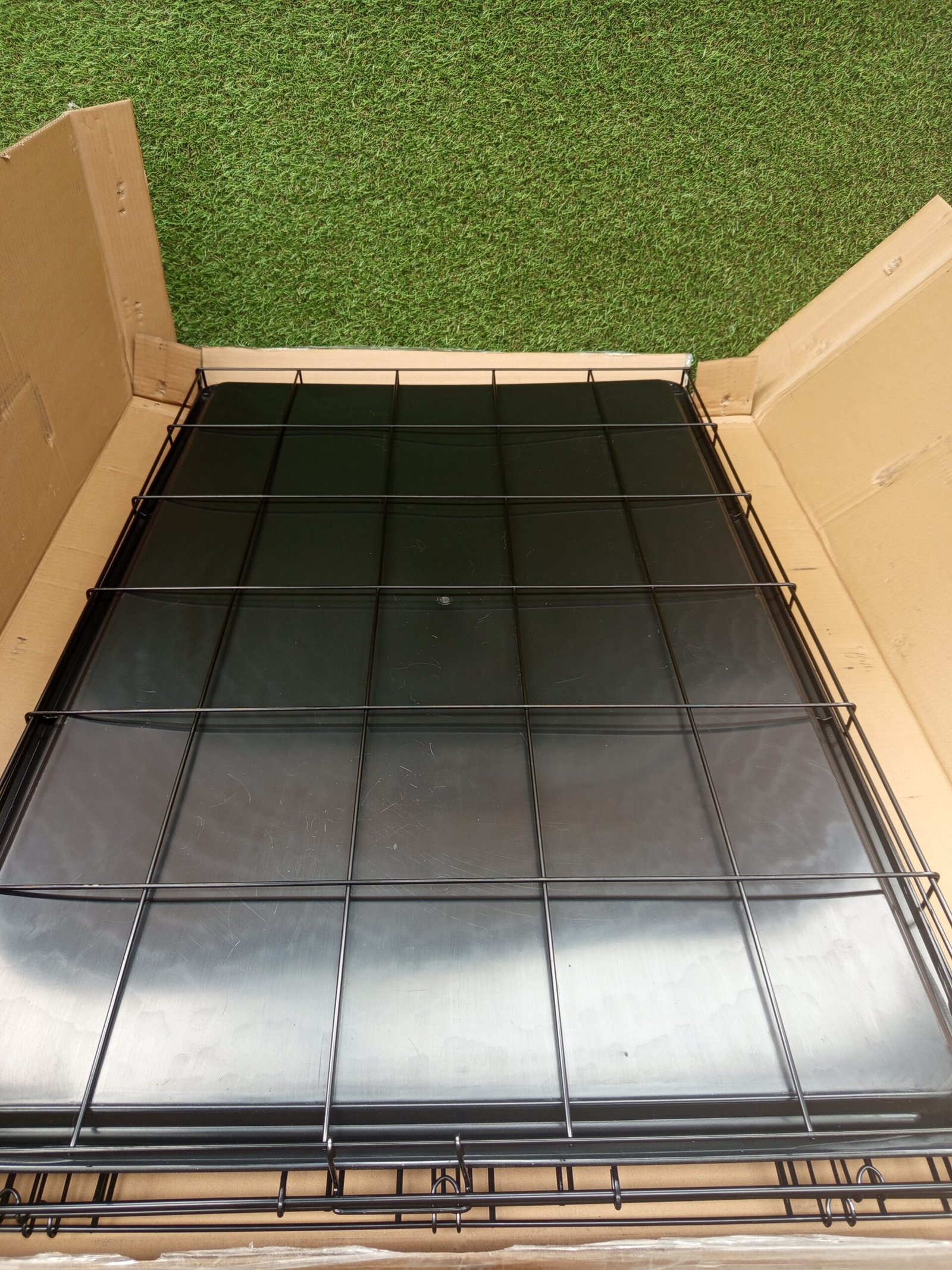 Jaula para Perro - 107 x 71 x 76 cm - Amazon Basics - Imagen 5