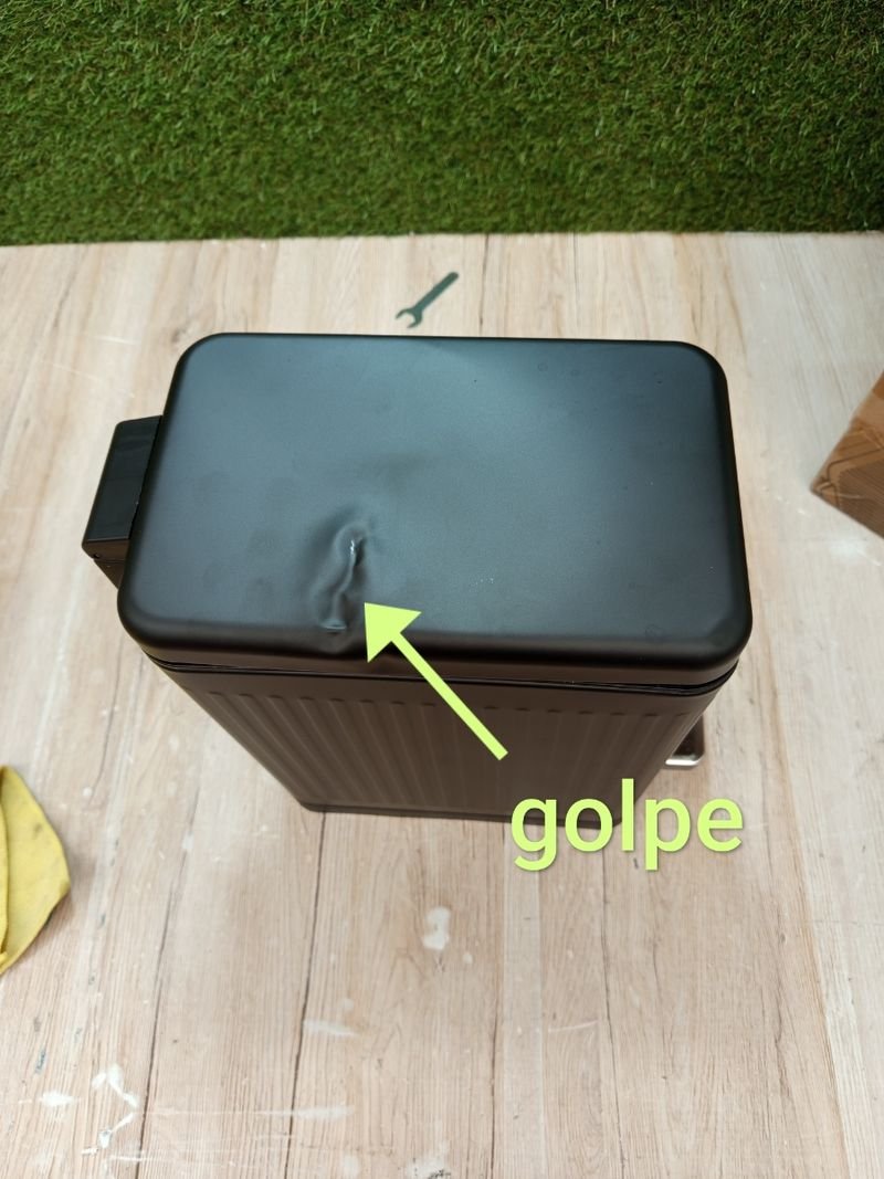 Papelera Songmics - Baño LTB562B01. - Imagen 8