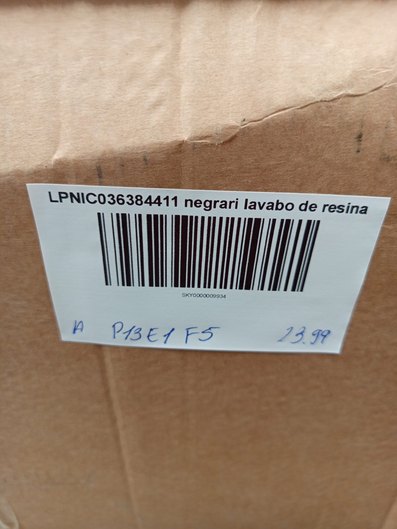 Negrari Lavabo de resina - Imagen 8