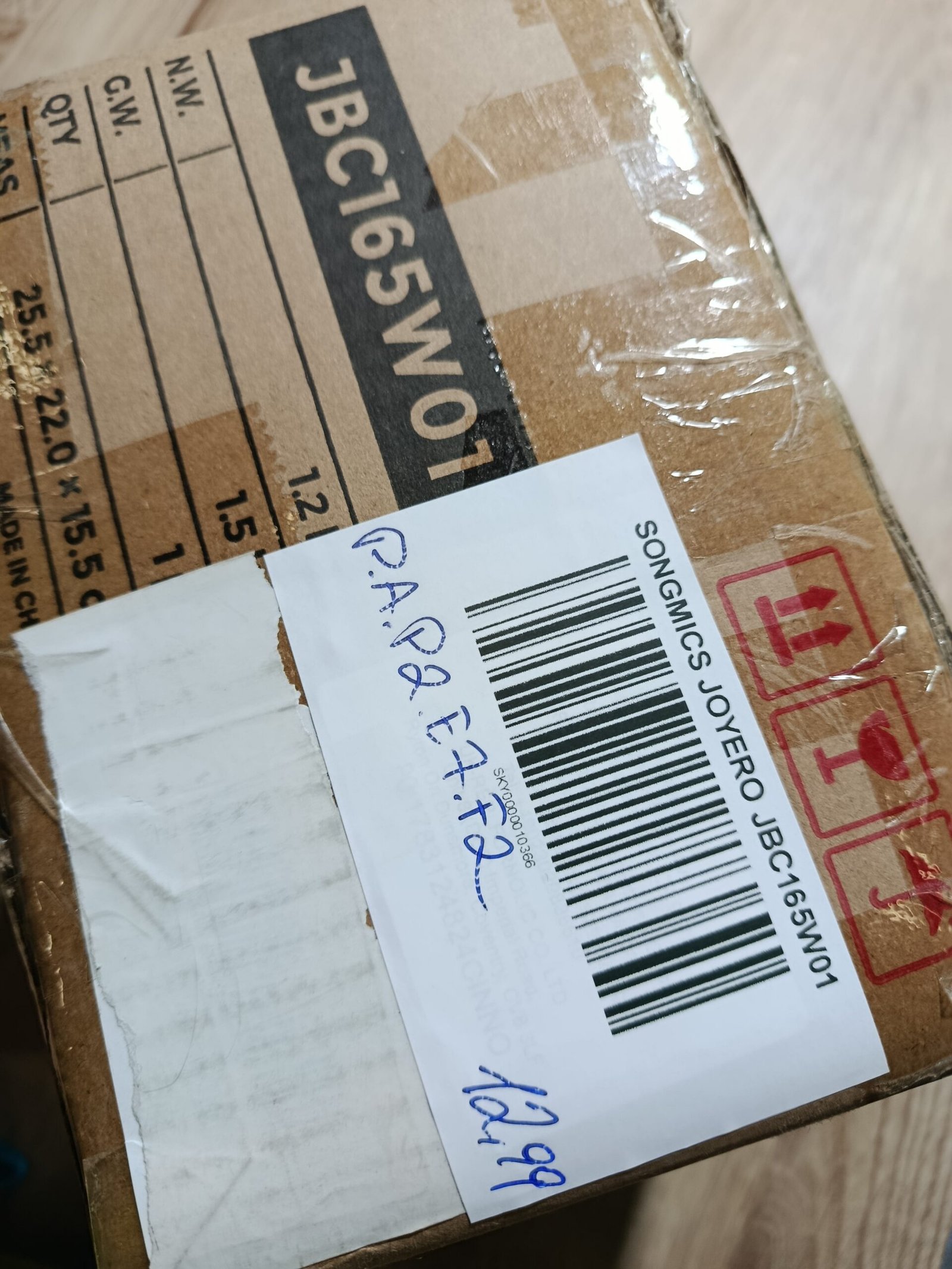 Songmics Joyero JBC165W01 - Imagen 8