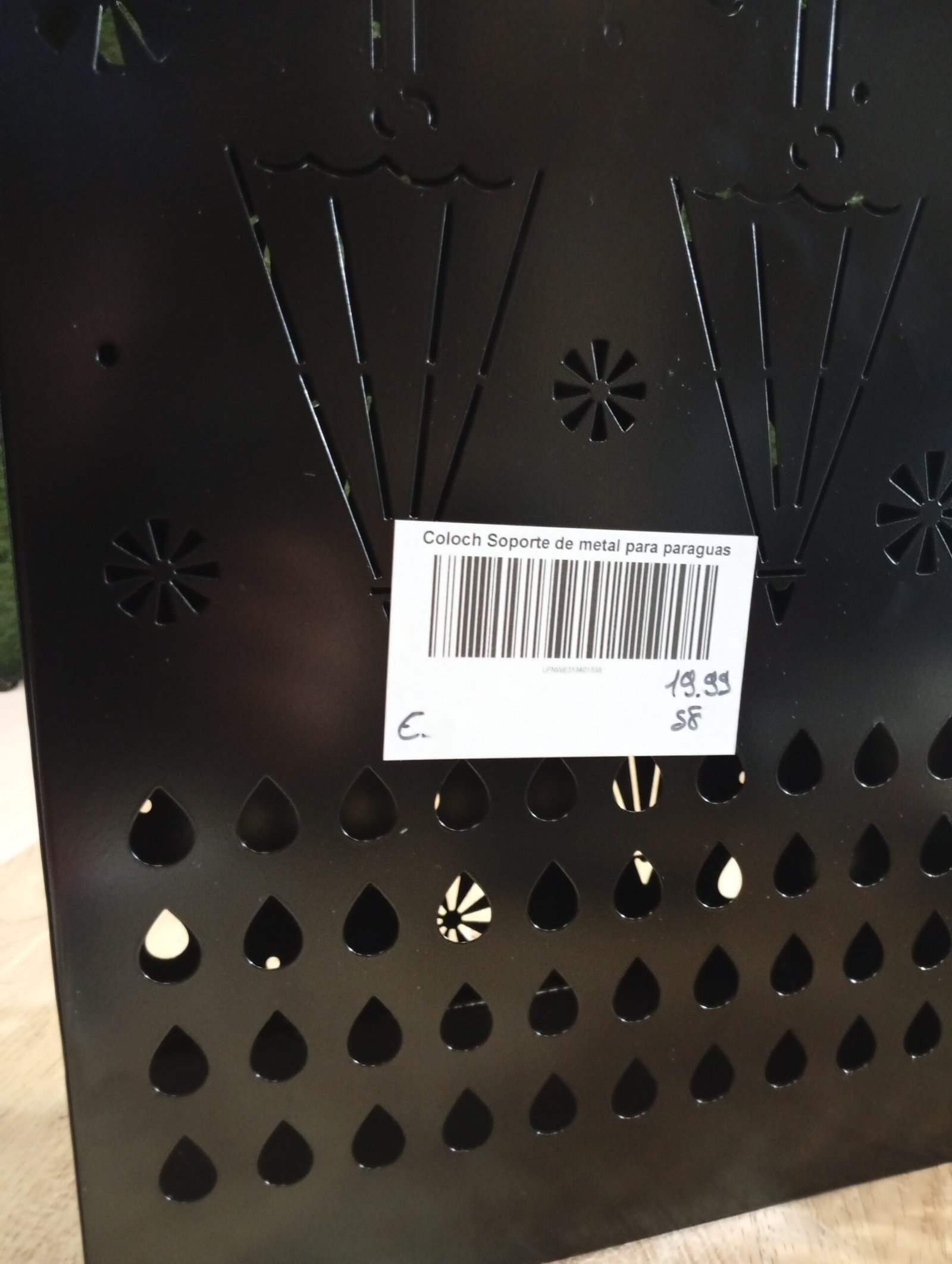 Soporte de metal para paraguas - negro - Coloch - Imagen 8