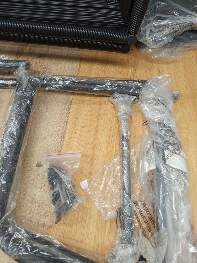 Sillas jardín vidaXL ratán negro - 2uds - Imagen 6