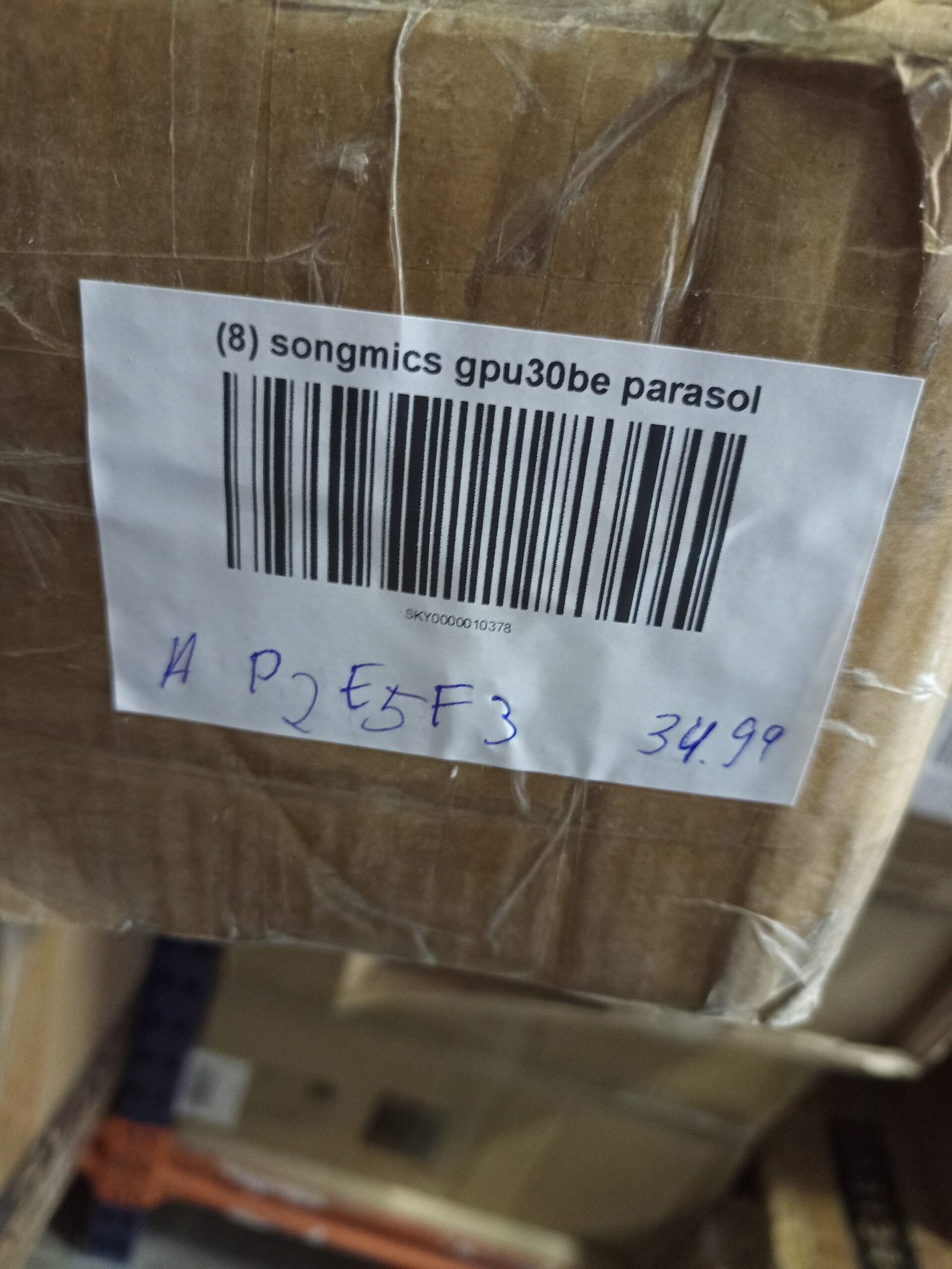 SONGMICS Parasol de jardín GPU30BE. - Imagen 6