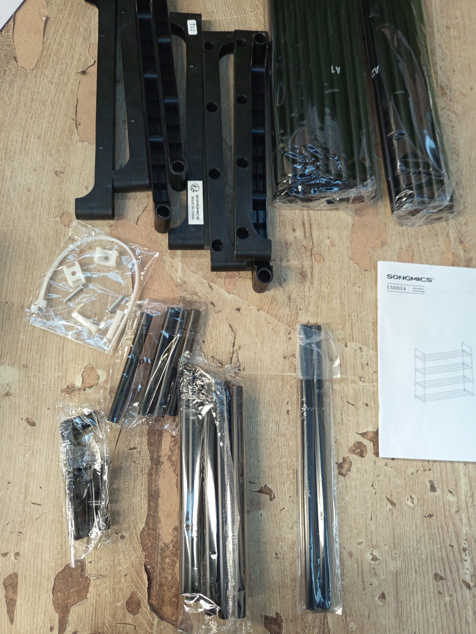 SONGMICS Zapatero de 4 Niveles LSA14BKV2 - Imagen 6