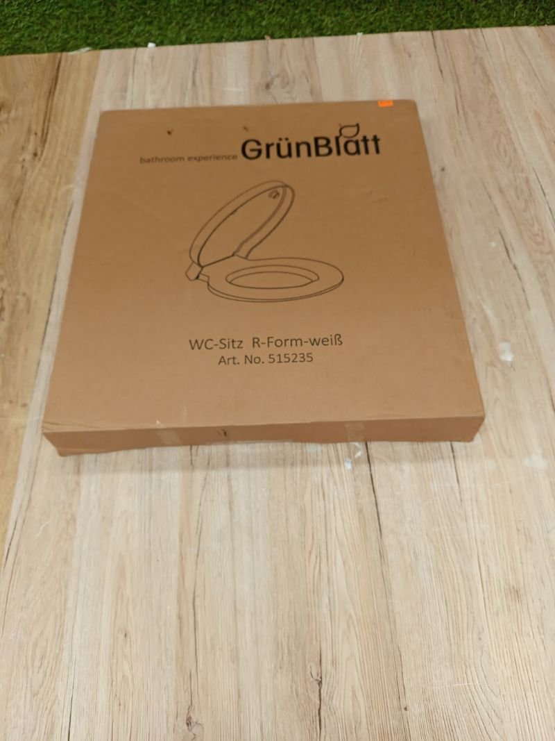 Grünblatt - Asiento inodoro blanco de plástico. - Imagen 6