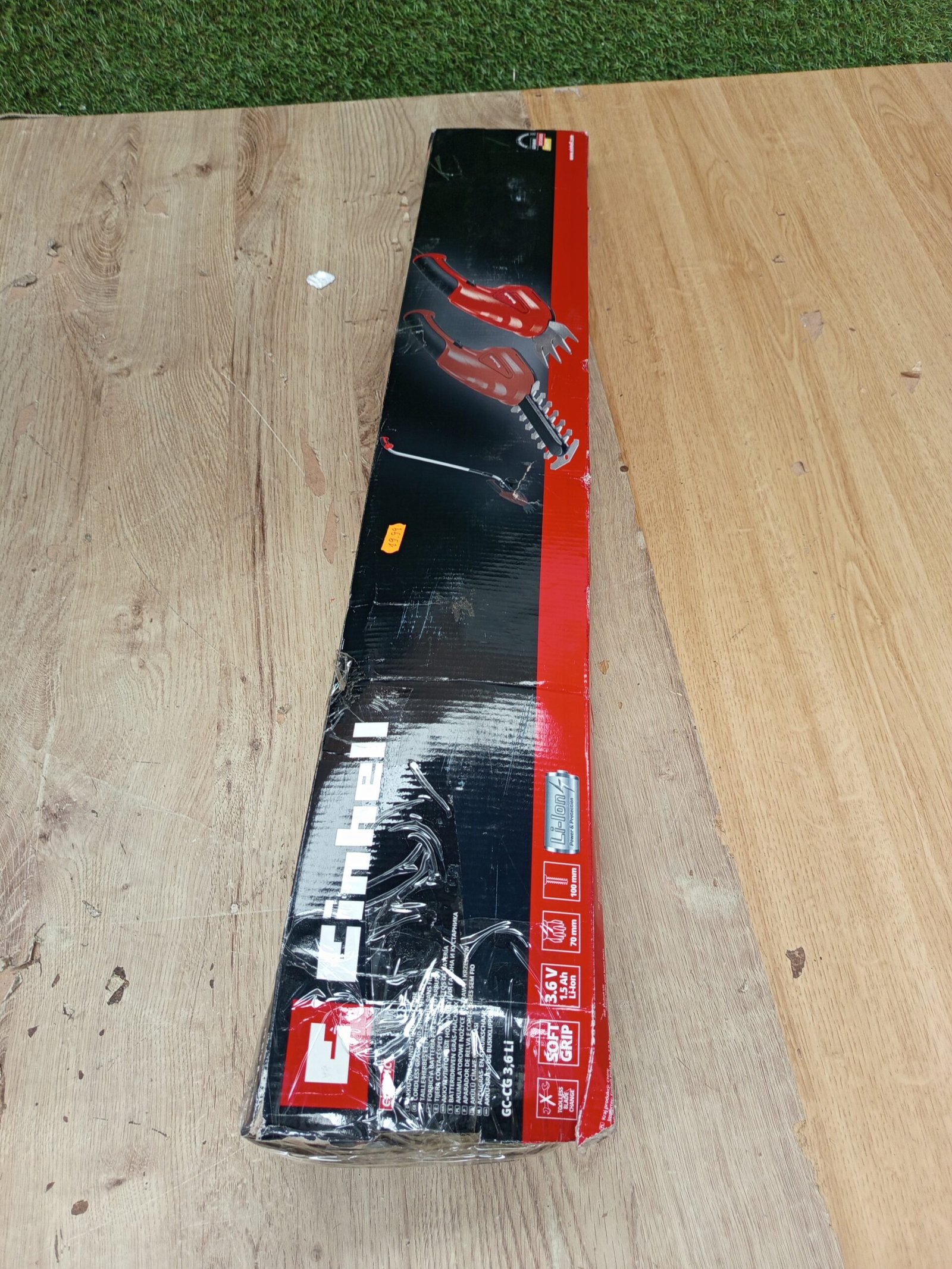 Einhell GC-CG 3,6 Li tijera de césped inalámbrica 7 cm 3,6 V Ión de litio Aluminio, Negro, Rojo - Imagen 6