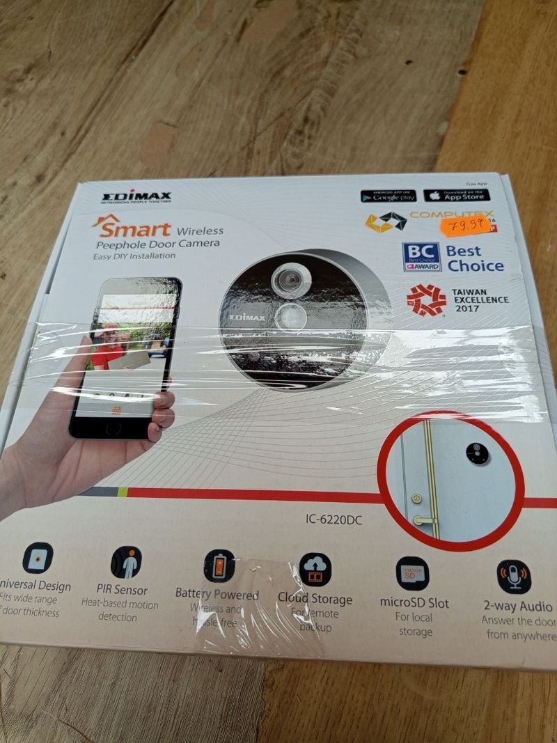 Edimax IC-6220DC - Cámara Wifi Timbre Inteligente - Imagen 6