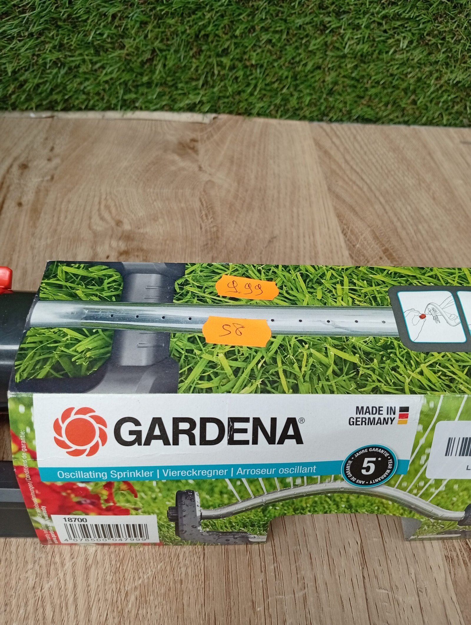 Aspersor oscilante - Classic Polo 250 - Gardena. - Imagen 6