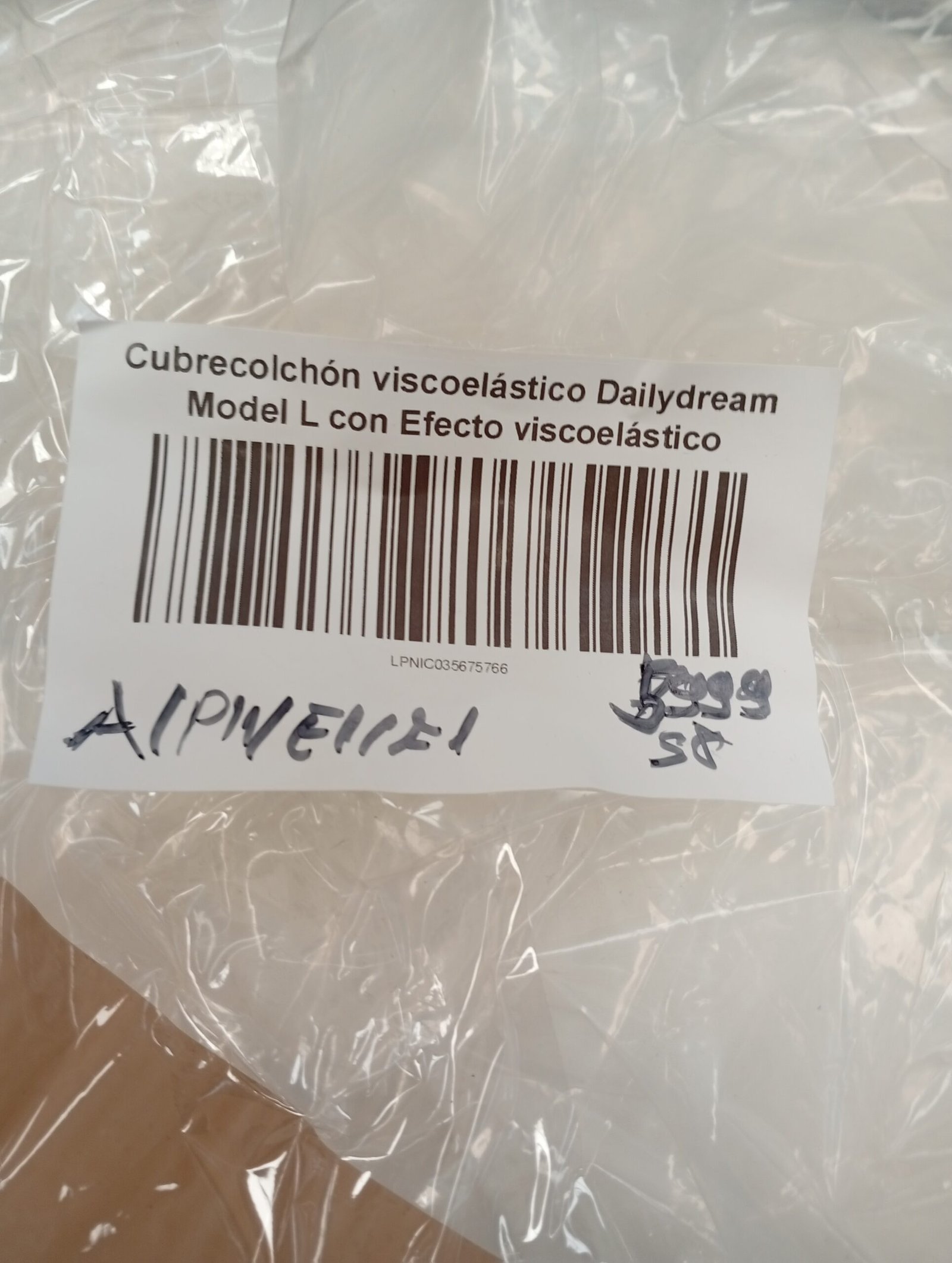 Topper Viscoelástico - 140x200, Grosor 7cm - Dailydream - Imagen 6