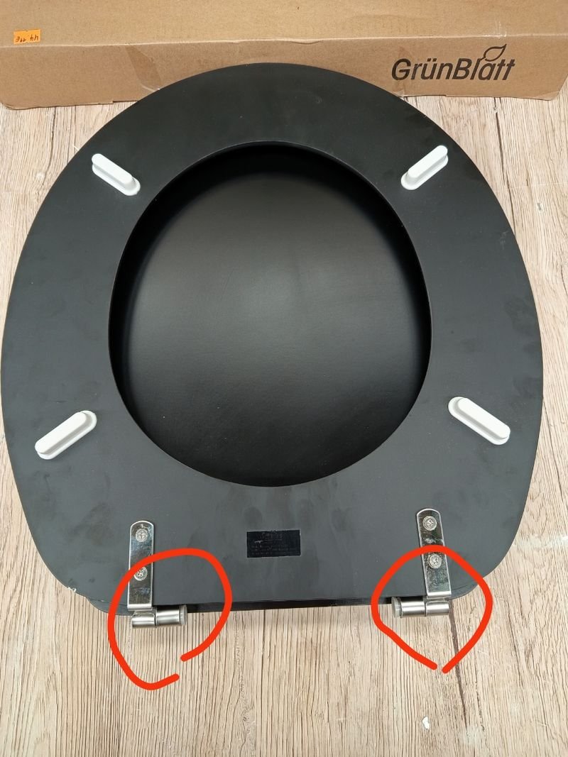 Wenko Tapa de WC Prima Negro - Imagen 10