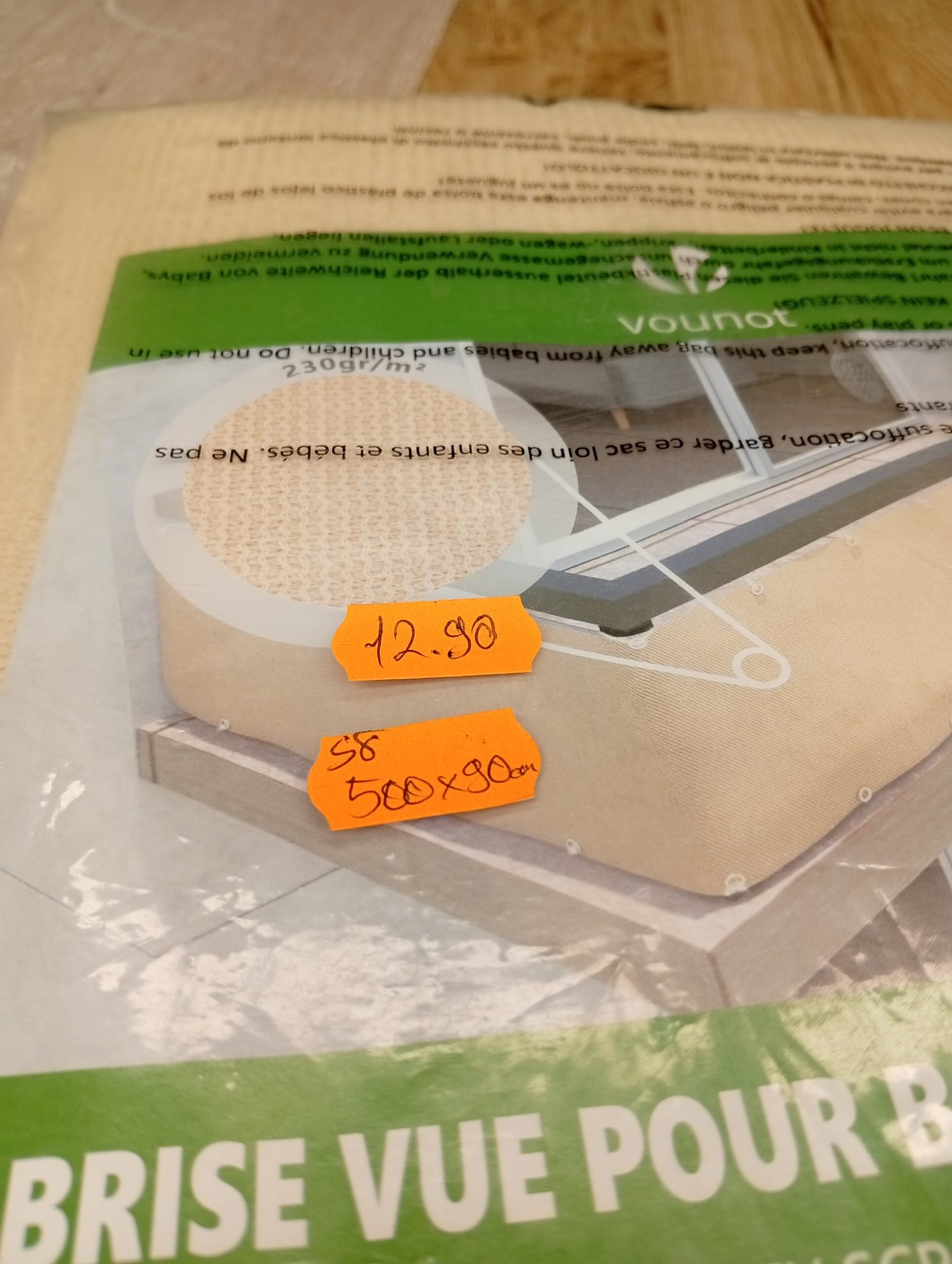 Pantalla protección - 500x90cm - VOUNOT - Imagen 10