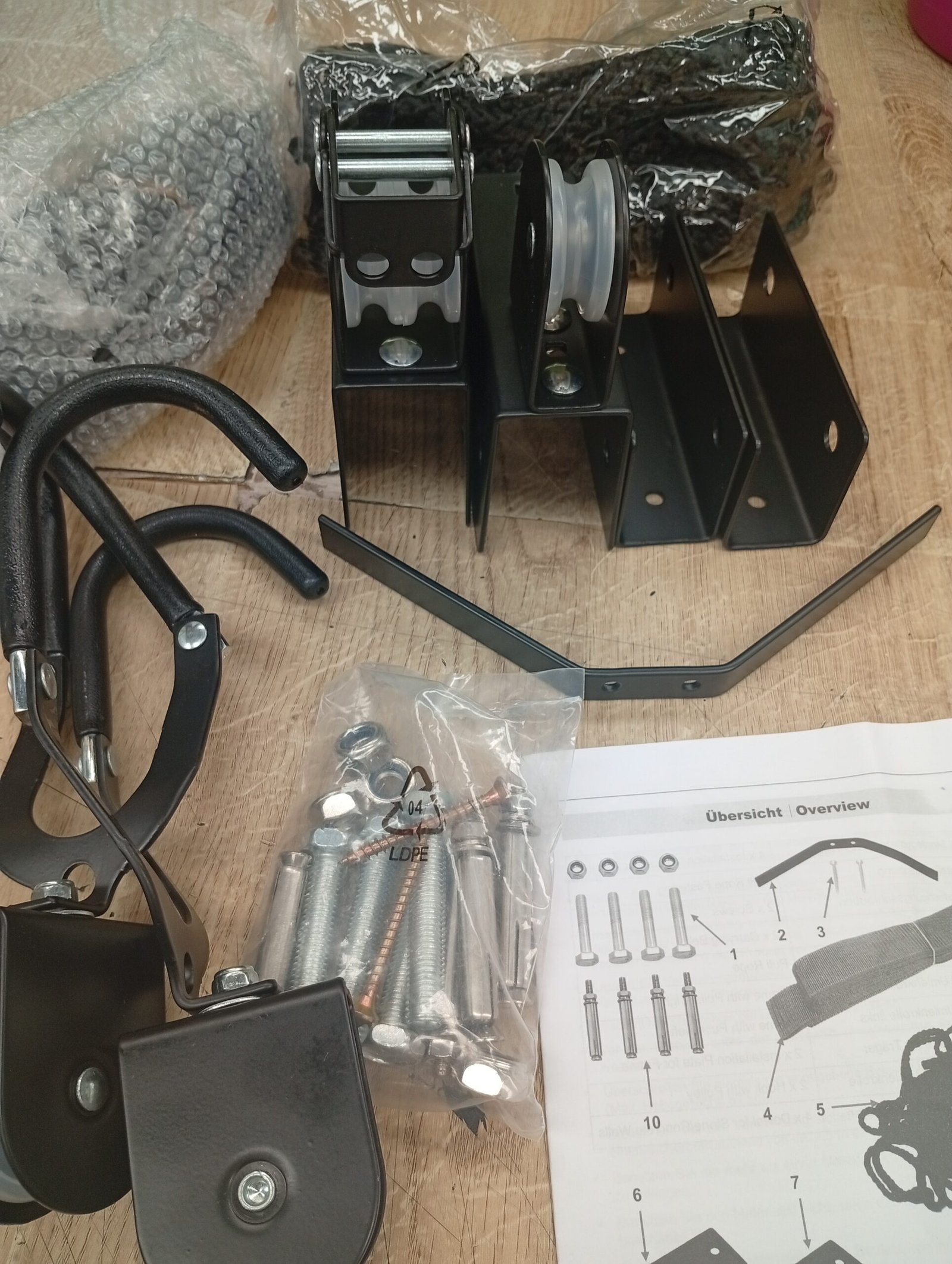 Soporte Bicicleta - Negro, 8 x 100 x 9 cm - Relaxdays - Imagen 7