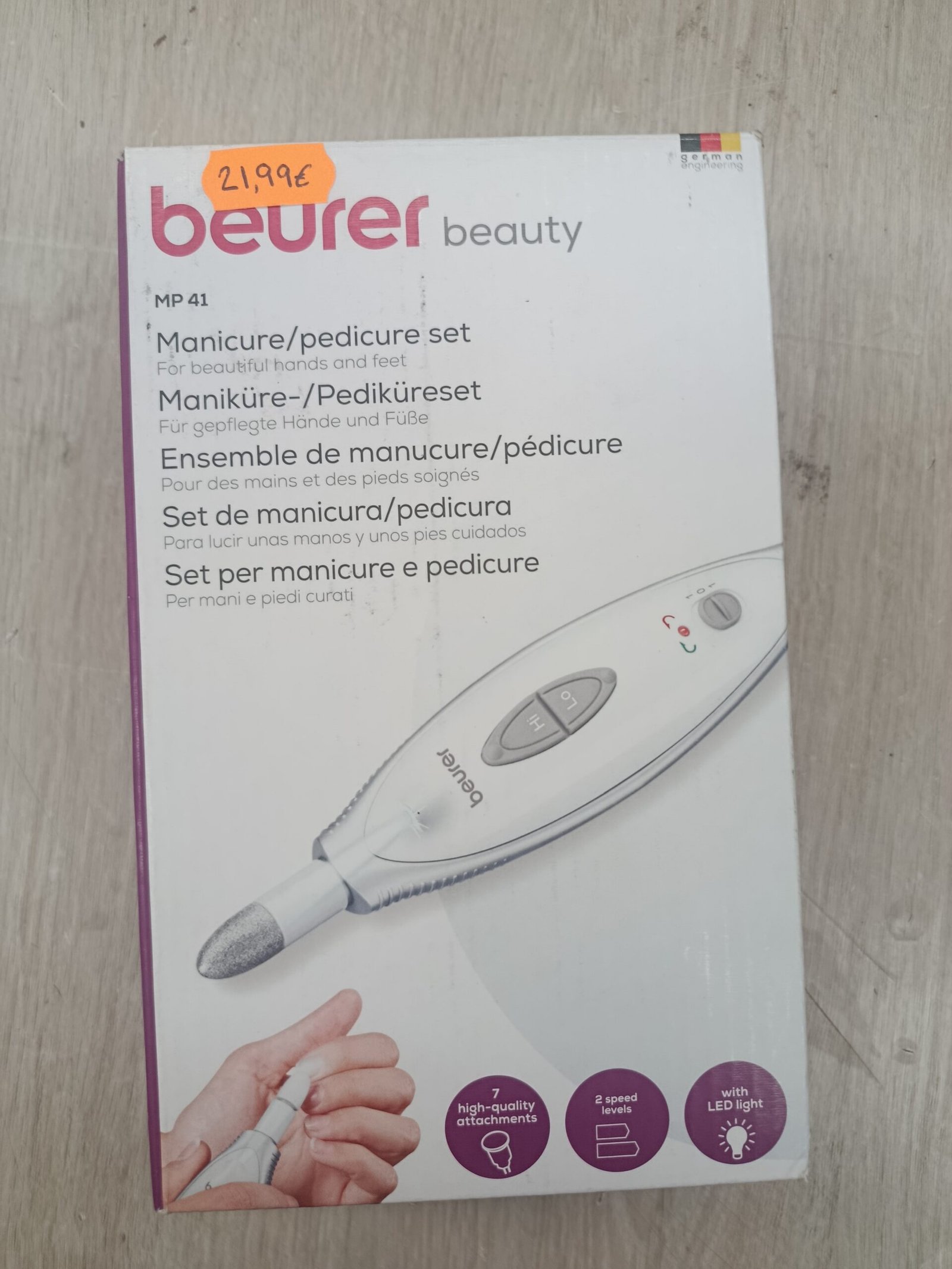 Beurer MP 41 Set de manicura y pedicura profesional - Imagen 7