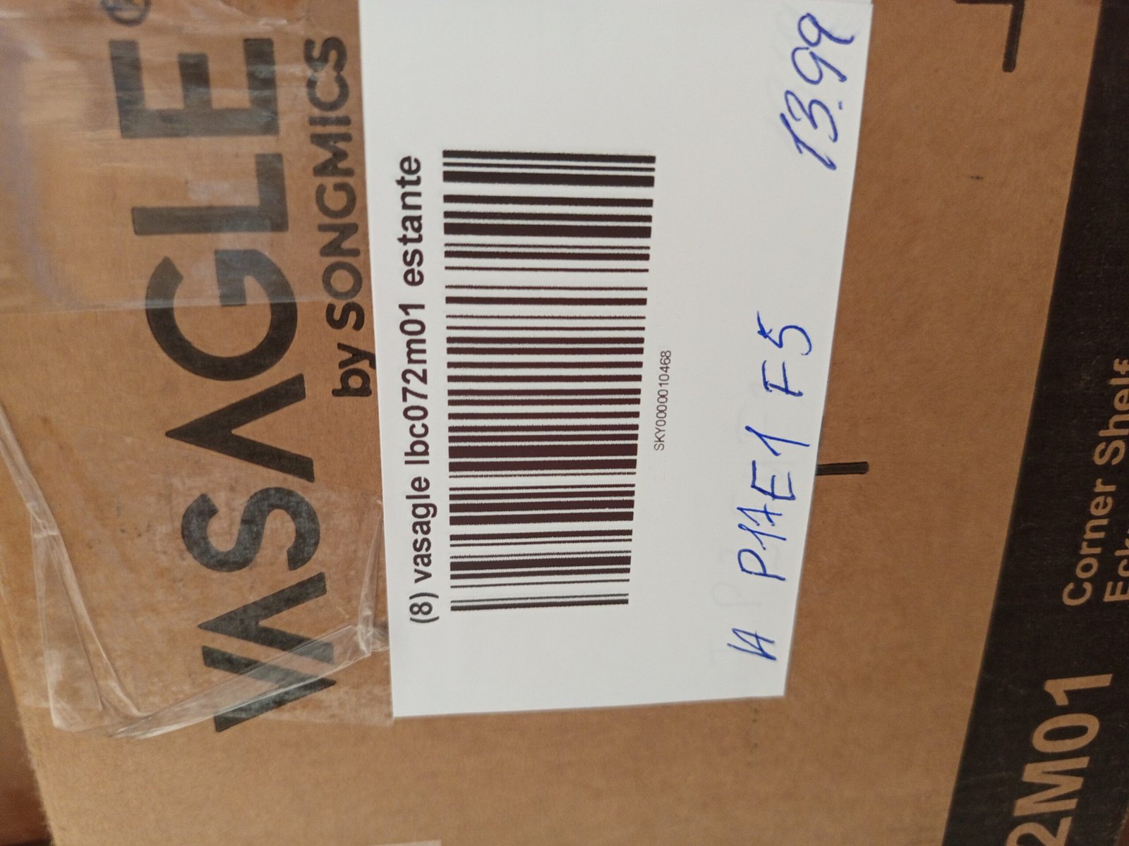 VASAGLE - LBC072M01 Estante de esquina - Imagen 7