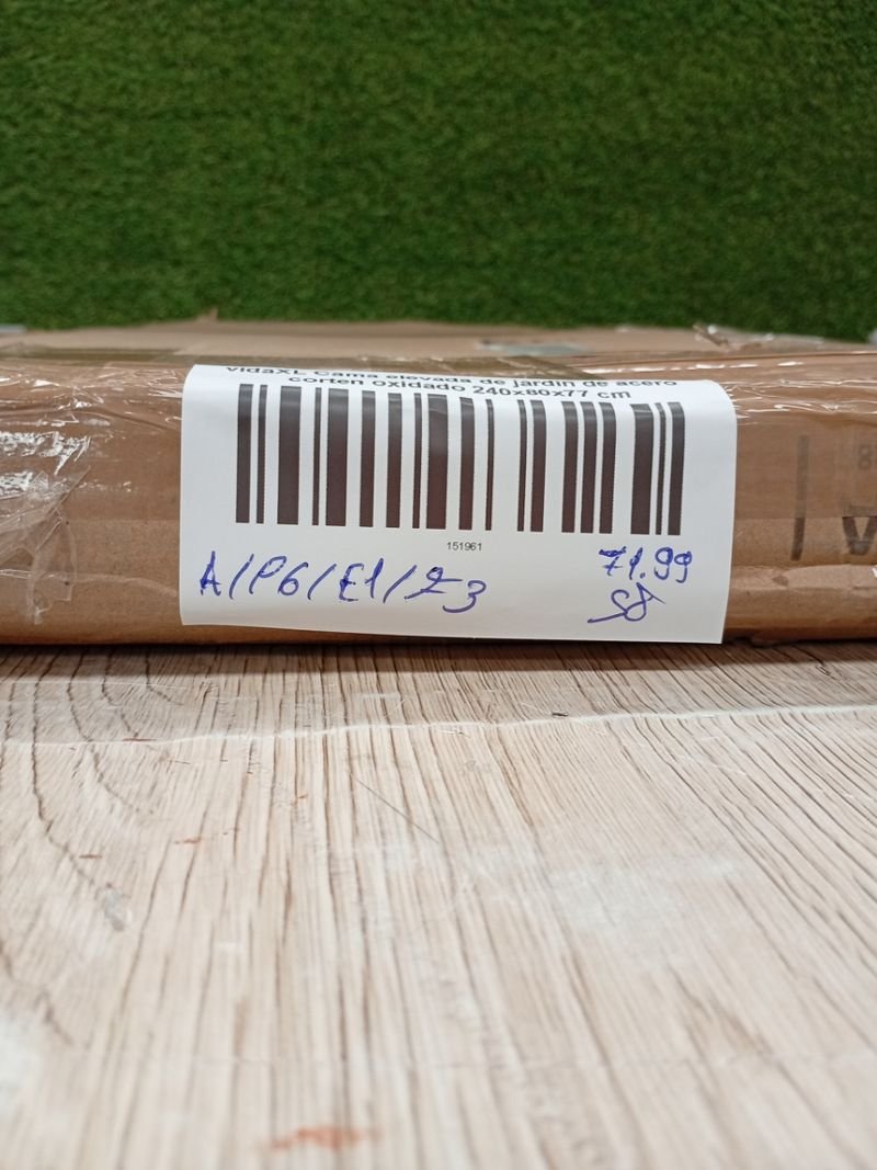 Arriate jardinera - 240x80x77cm gris - vidaXL - Imagen 7