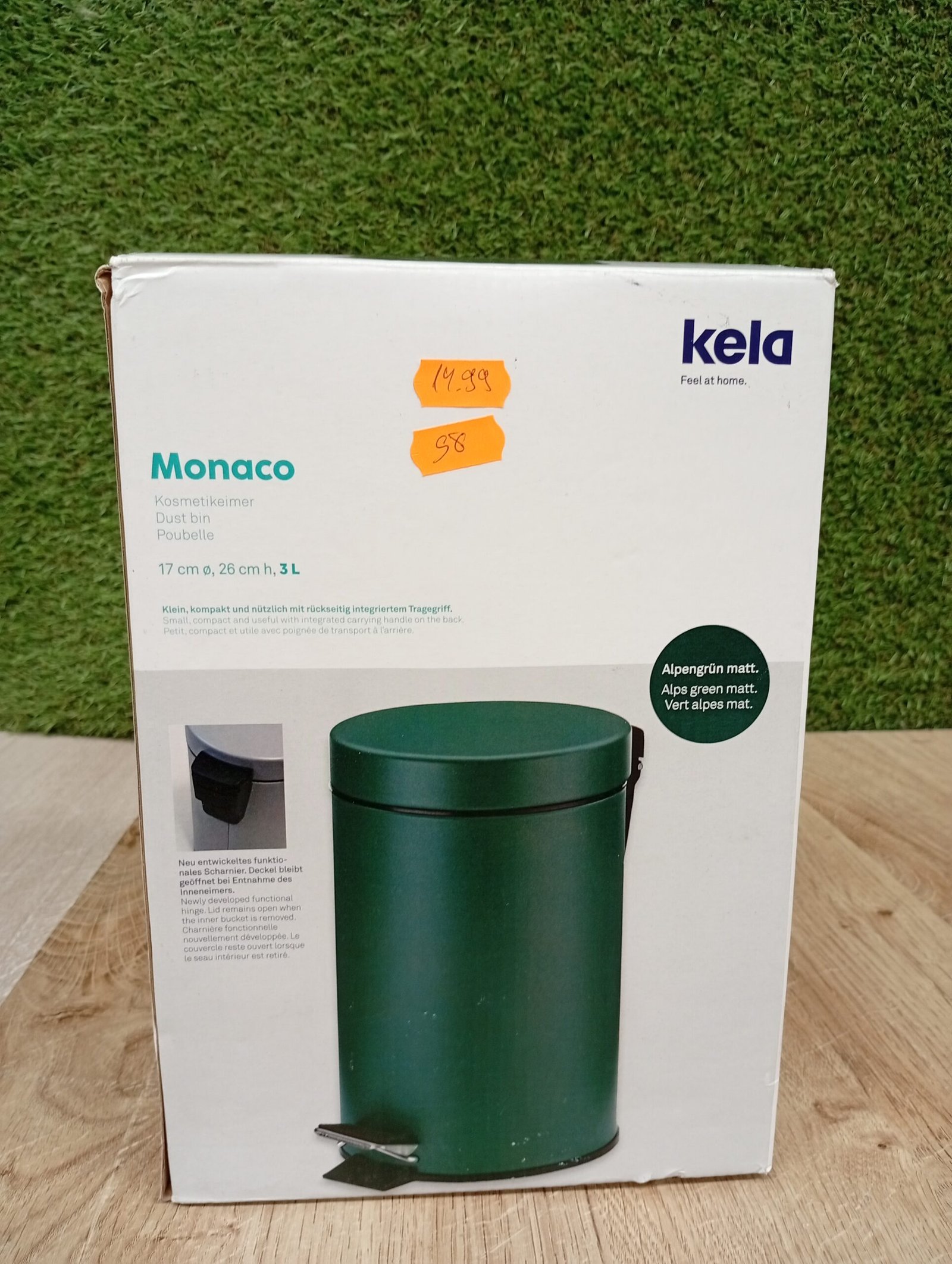 Cubo de pedal - 3 L - Kela - Imagen 7