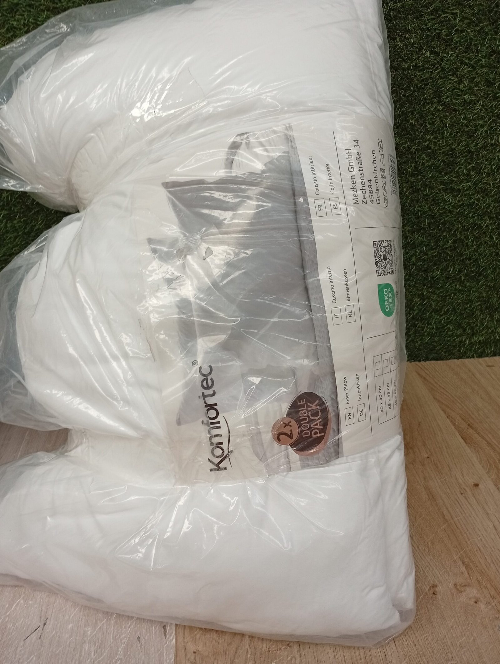 Juego de 2 almohadas - 50 x 75 cm - Komfortec - Imagen 7