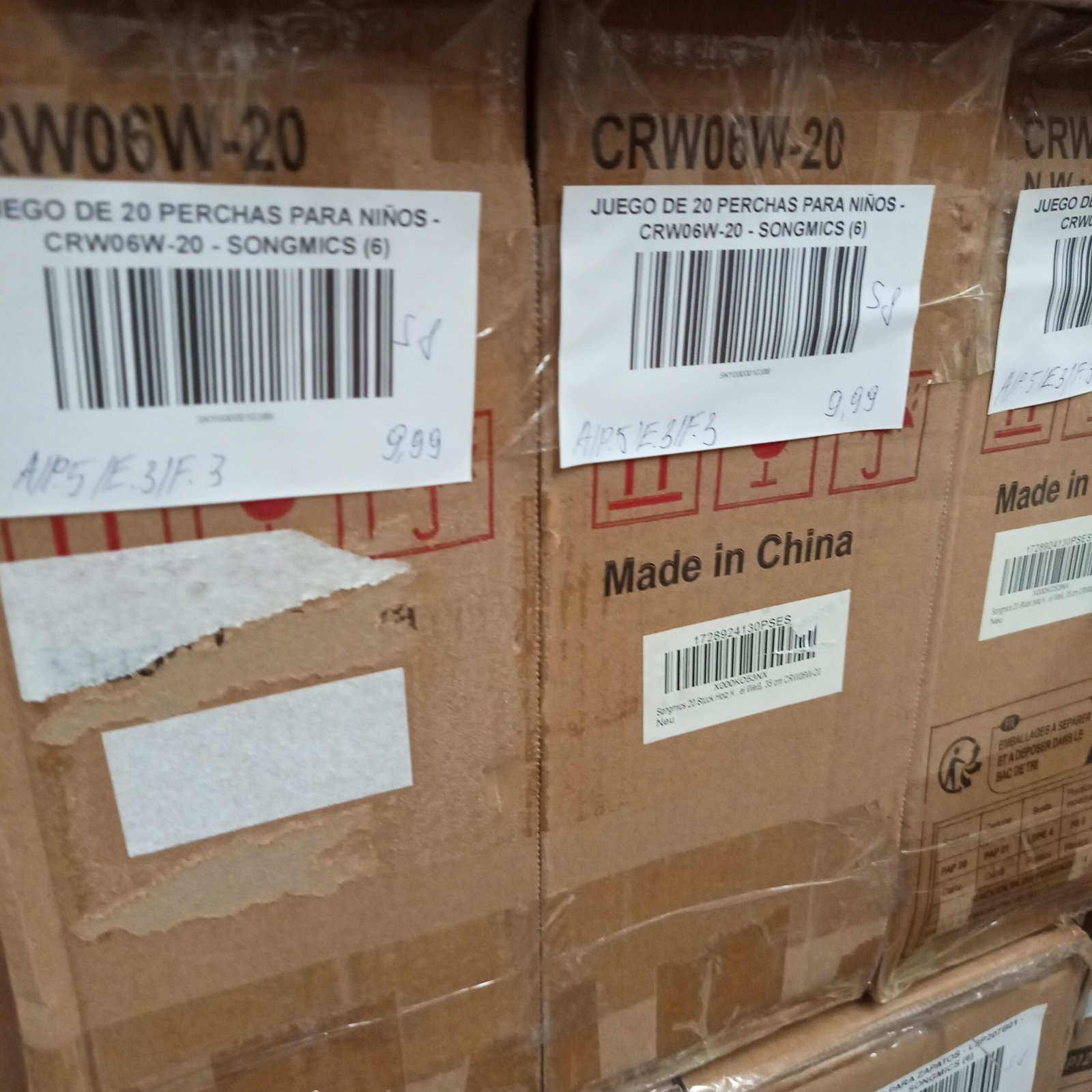 Juego de 20 Perchas para Niños - CRW06W-20 - SONGMICS - Imagen 7