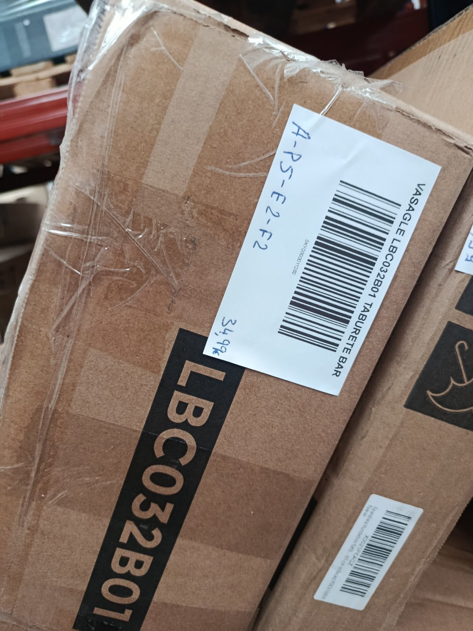 VASAGLE LBC032B01 TABURETE DE BAR - Imagen 7