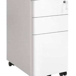 SONGMICS OFC030W01 ARCHIVADOR CON 3 CAJONES