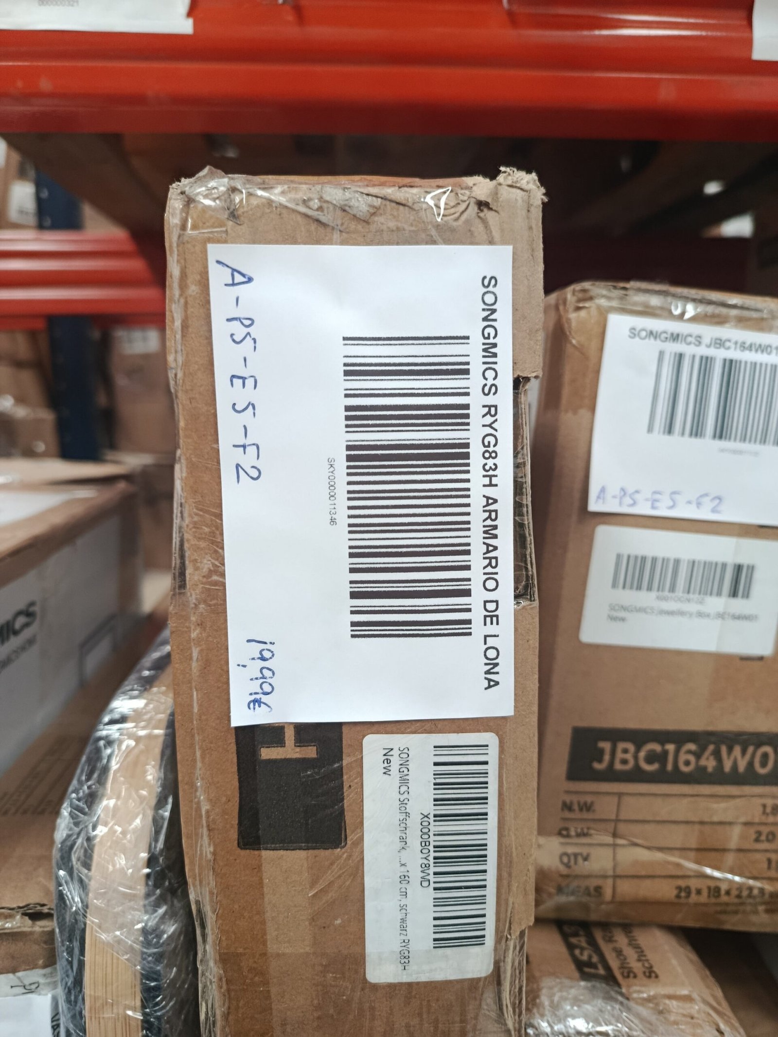 SONGMICS RYG83H ARMARIO DE LONA - Imagen 6