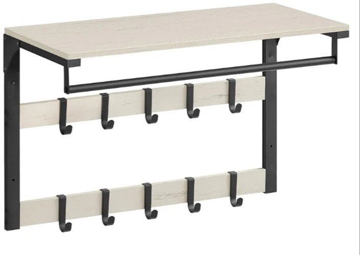 VASAGLE LCR101W03 PERCHERO DE PARED