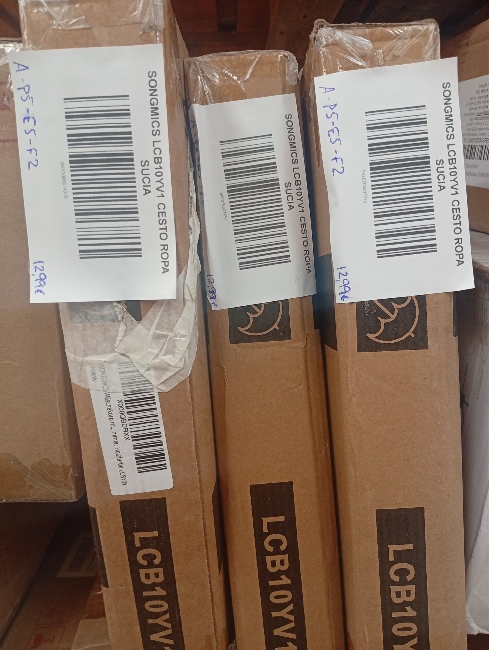 SONGMICS LCB10YV1 CESTO ROPA SUCIA - Imagen 8