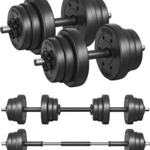 Mancuernas 2 en 1 - SYL20HBK - SONGMICS