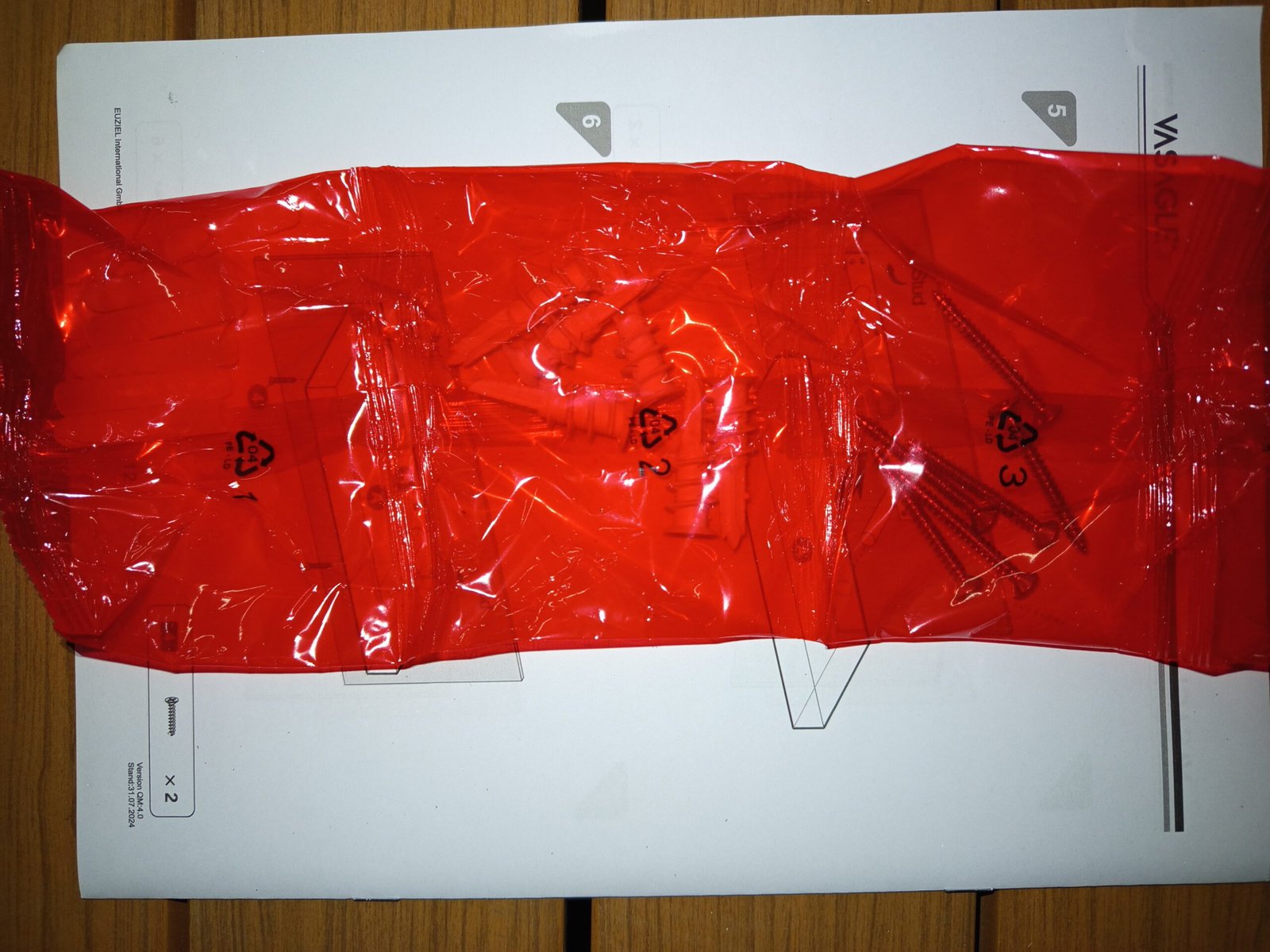 Vasagle LWS24BX Estante de Pared, Flotante, 20 x 40 x 3,8 cm, - Imagen 2