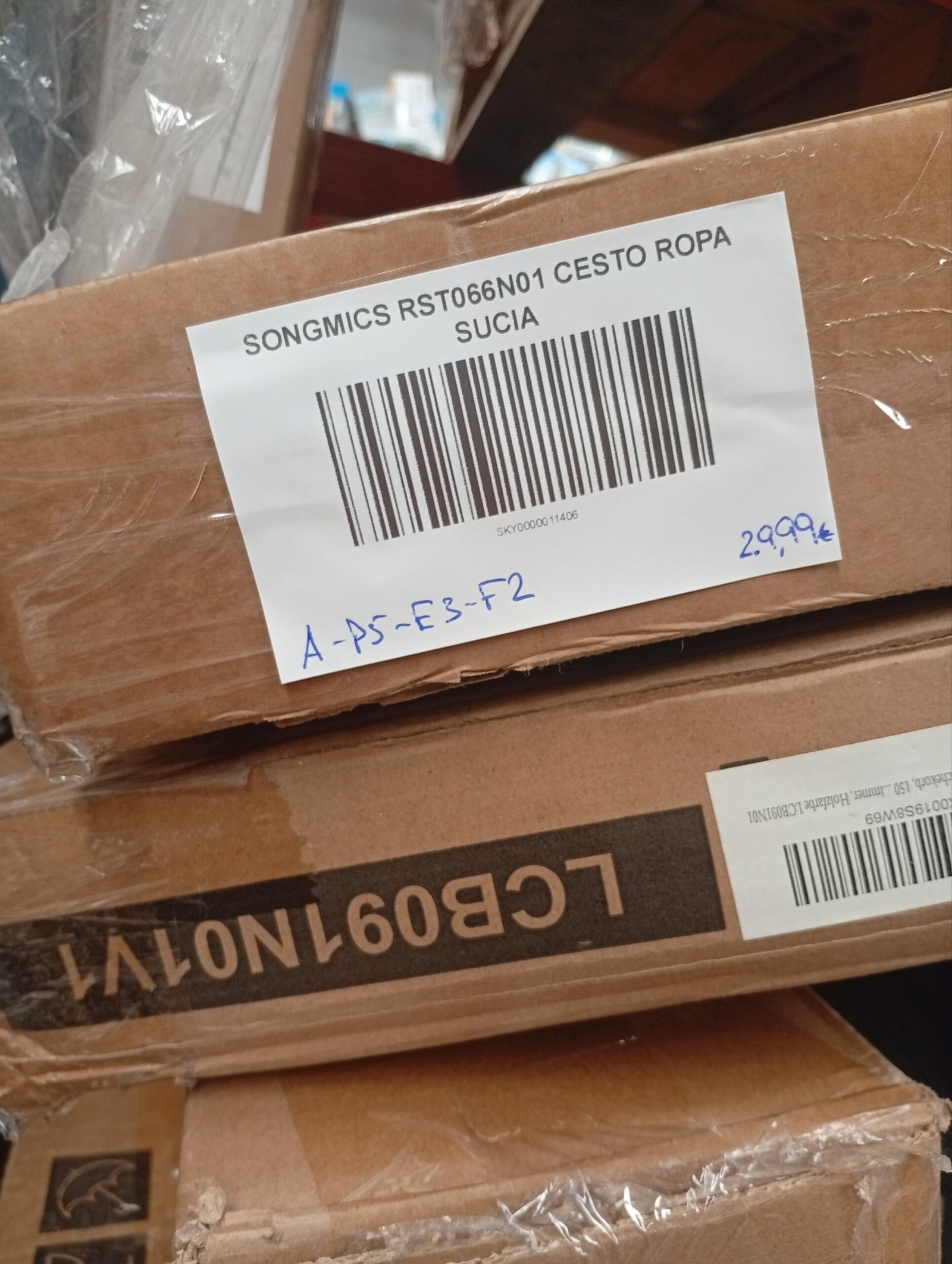 SONGMICS RST066N01 CESTO ROPA SUCIA. - Imagen 6