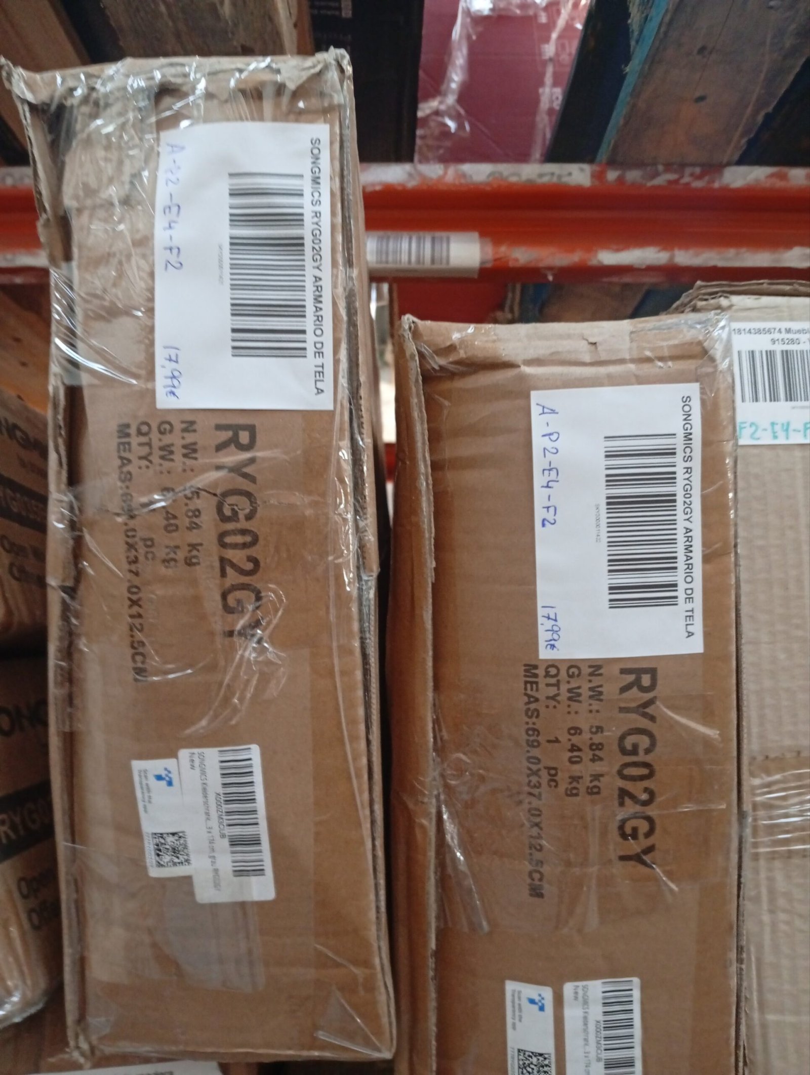 SONGMICS RYG02GY ARMARIO DE TELA - Imagen 9