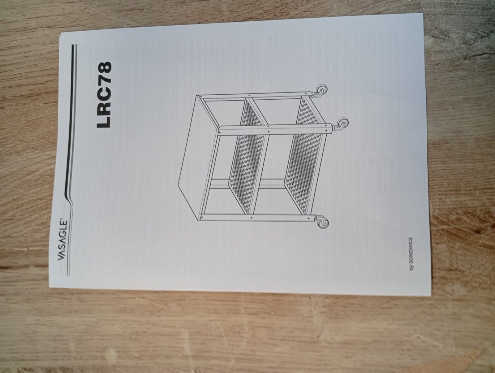 VASAGLE LRC78X CARRO DE SERVICIO - Imagen 3